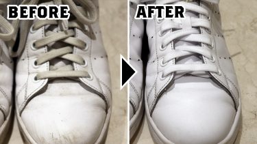 【靴メンテ】レザースニーカーを100均グッズを使って10分で綺麗にする方法